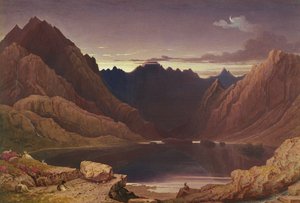 Loch Coruisk, île de Skye - Aube, vers 1826-32